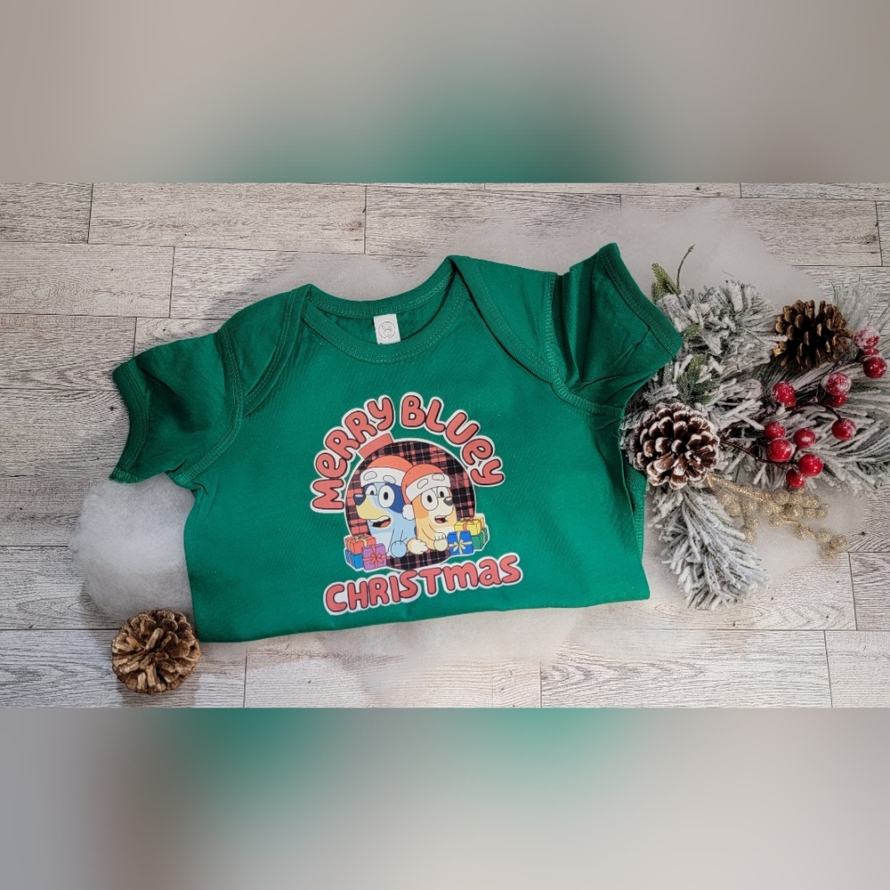 bluey christmas onesie